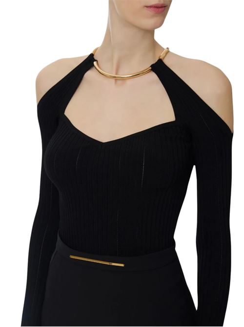 Maglia con dettaglio gioiello Elisabetta Franchi | MK89S61E2110